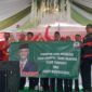 Sebanyak 21 Relawan Lampung Bersatu (RLB) melakukan deklarasi untuk Ganjar Pranowo sebagai Capres RI periode 2024-2029. (foto:budimansyah/inisial.id