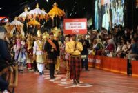Karnaval budaya pembukaan Rakernas XVI Apeksi di Kota Makassar, Provinsi Sulawesi Selatan. (foto: ist)
