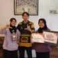 Pesilat putri Lampung Dewi-Arum
meraih peringkat tiga terbaik pada Festival Silat Tradisi Nusantara tahun 2023, di Payuhkumbu Provinsi Sumatera Barat. (foto: ist)