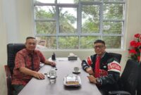 Ketua DPC PDIP Bandarlampung, Wiyadi bersama Sekretaris DPD PDIP Lampung, Sutono. (foto: ist)