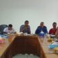 Pengurus PWI Cabang Lampung saat menggelar rapat pleno, di Balai Wartawan Solfian Ahmad, Kamis (24/08/2023). (foto: ist)