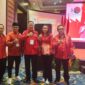 Ketua DPD PDIP Lampung, Sudin bersama Pengurus DPC PDIP Bandarlampung di Hotel, Kamis (10/08/2023). (foto: ist)