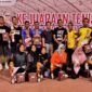 Peserta kejuaraan tenis lapangan HUT RI ke-78, di Kabupaten Lampung Utara. (foto: ist)
