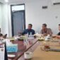 Pengurus PWI Lampung bersama pimpinan PT Pelindo (Persero) Regional 2 Panjang Kota Bandarlampung, di Balai Wartawan Solfian Ahmad, Jumat (08/09/2023). (foto: ist)