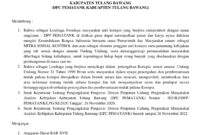 Surat Keputusan DPP Pematank. (foto: ist)