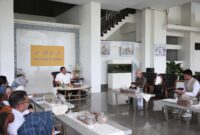 Gubernur Lampung, Arinal Djunaidi saat menerima kunjungan Sekretaris Pertama Kedubes Singapura, Jonathan Seng Shen Jie di Mahan Agung, Rabu (24/01/2024). (foto: ist)