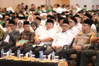 Gubernur Arinal Djunaidi saat menghadiri pelantikan PWNU Lampung masa khidmat 2023-2028, di Hotel Grand Mercure Kota Bandarlampung, Rabu (24/01/2024). (foto: ist)