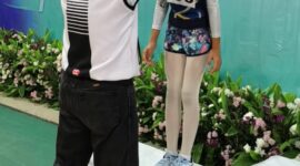 Janeeta Pramudita Izzati, atlet Lampung yang mendapat medali perak di Kejurnas  
Gymnastics Jakarta Open 2025. (foto: ist)