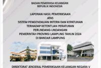 Ilustrasi buku LHP BPK RI Perwakilan Lampung. (foto: ist)