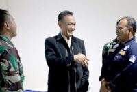 Ketua Umum KONI, Taufik Hidayat bersama Ketua Umum FASI Lampung 2025-2029, Letkol Oktavianus Olga. (foto: ist)