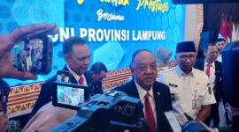 Ketua Umum KONI Pusat, Letjen TNI (Purn) Marciano Norman. (foto: Herman)