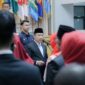 Sekdaprov Lampung, Marindo Kurniawan saat pelantikan pejabat 
administrator, dan fungsional, Jumat (22/08/2025). (foto: ist)