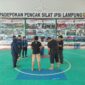Tim IPSI Lampung menjelang keberangkatan mengikuti Kejurnas di Jakarta. (foto: herman)