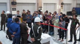 Kejaksaan Tinggi Lampung, konferensi pers penyitaan aset di rumah mantan Gubernur Lampung, Arinal Djunaidi, Kamis (04/09/2025). (foto: dok/Penkum Kejati Lampung).