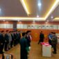 Bupati Moh Saleh Asnawi saat pelantikan sejumlah pejabat Kabupaten Tanggamus, Rabu (17/09/2025). (foto: ist)