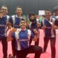 Atlet Pencak Silat Lampung yang berhasil meraih medali di PON Bela Diri tahun 2025. (foto: ist)