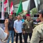 Triga Lampung saat melakukan aksi unjuk rasa di Jakarta. (foto: ist)