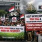 Triga Lampung saat aksi demo di Jakarta. (foto: istimewa)