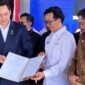 Bupati Lampung Selatan, Radityo Egi Pratama saat pelantikan Badan Otonom BPD Hipmi Jawa Barat,  Sabtu (07/02/2026) lalu. (foto: instagram hipmijabar)
