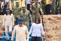 Wamenham RI, Donny Ermawan bersama Wamen PU Diana Kusuma Astuti, dan Bupati Mesuji Elfiana Khamami, Rabu (11/02/2026). (foto: istimewa)
