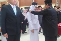 Wakil Walikota Bansarlampung, Deddy Amarullah saat melantik 112 pejabat 
di Gedung Semergo, Jumat (13/02/2026). (foto: mitha)