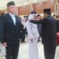 Wakil Walikota Bansarlampung, Deddy Amarullah saat melantik 112 pejabat 
di Gedung Semergo, Jumat (13/02/2026). (foto: mitha)