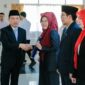 Sekdaprov Lampung, Marindo Kurniawan melantik empat pejabat 
administrator, Rabu (18/02/2026). (foto: istimewa)