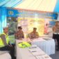Kapolres Mesuji, AKBP Muhammad Firdaus SIK saat mengecek petugas di Pos Pam dan Yan, Selasa (17/03/2026). (foto: istimewa)