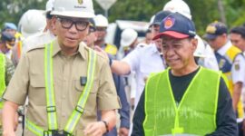 Gubernur Lampung, Rahmat Mirzani Djausal dan Eks Bupati Mesuji, Khamami. (foto: istimewa)
